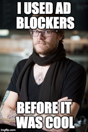 Mobile JavaScript Adblock Hipster